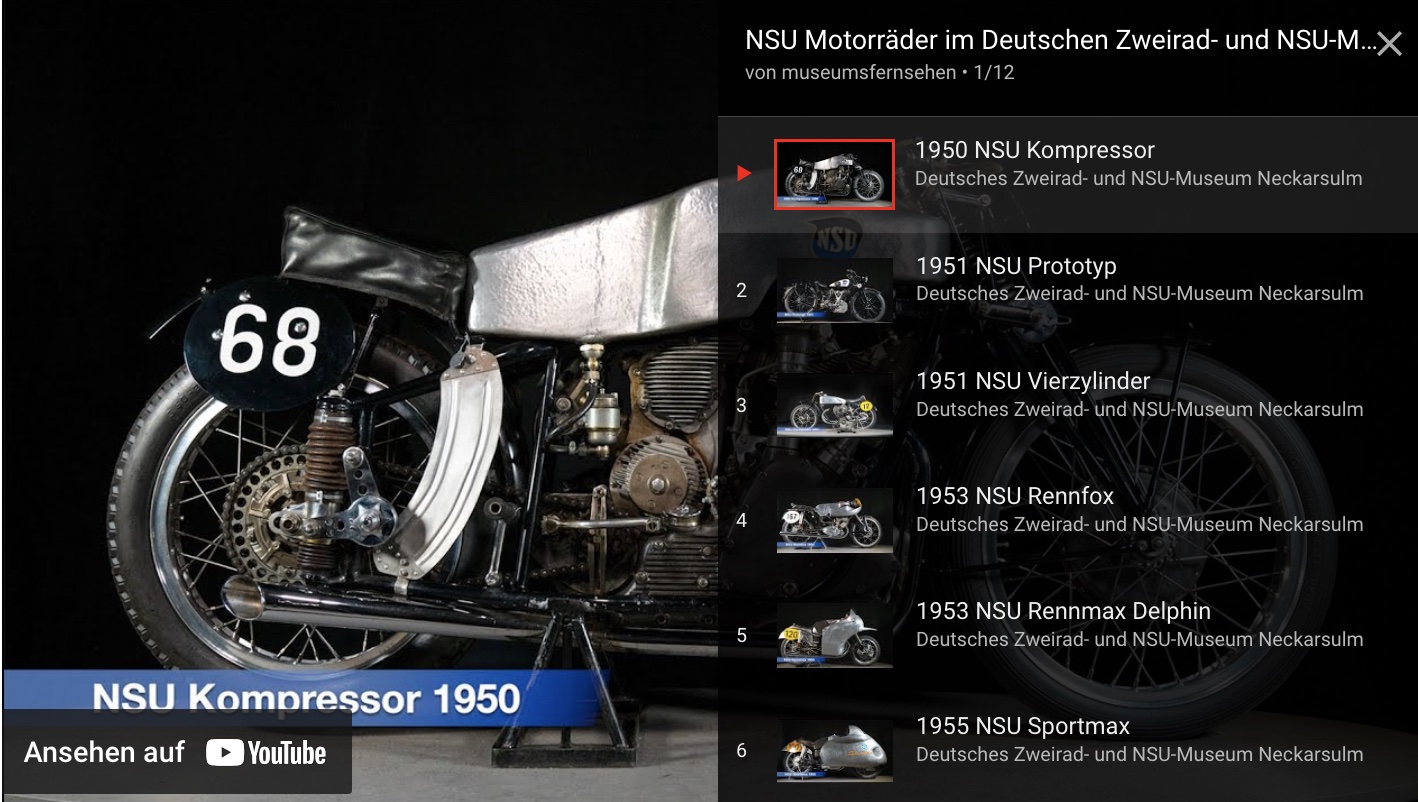 Arth: NSU Motorräder 1900-45 Motorrad/Typen-Handbuch