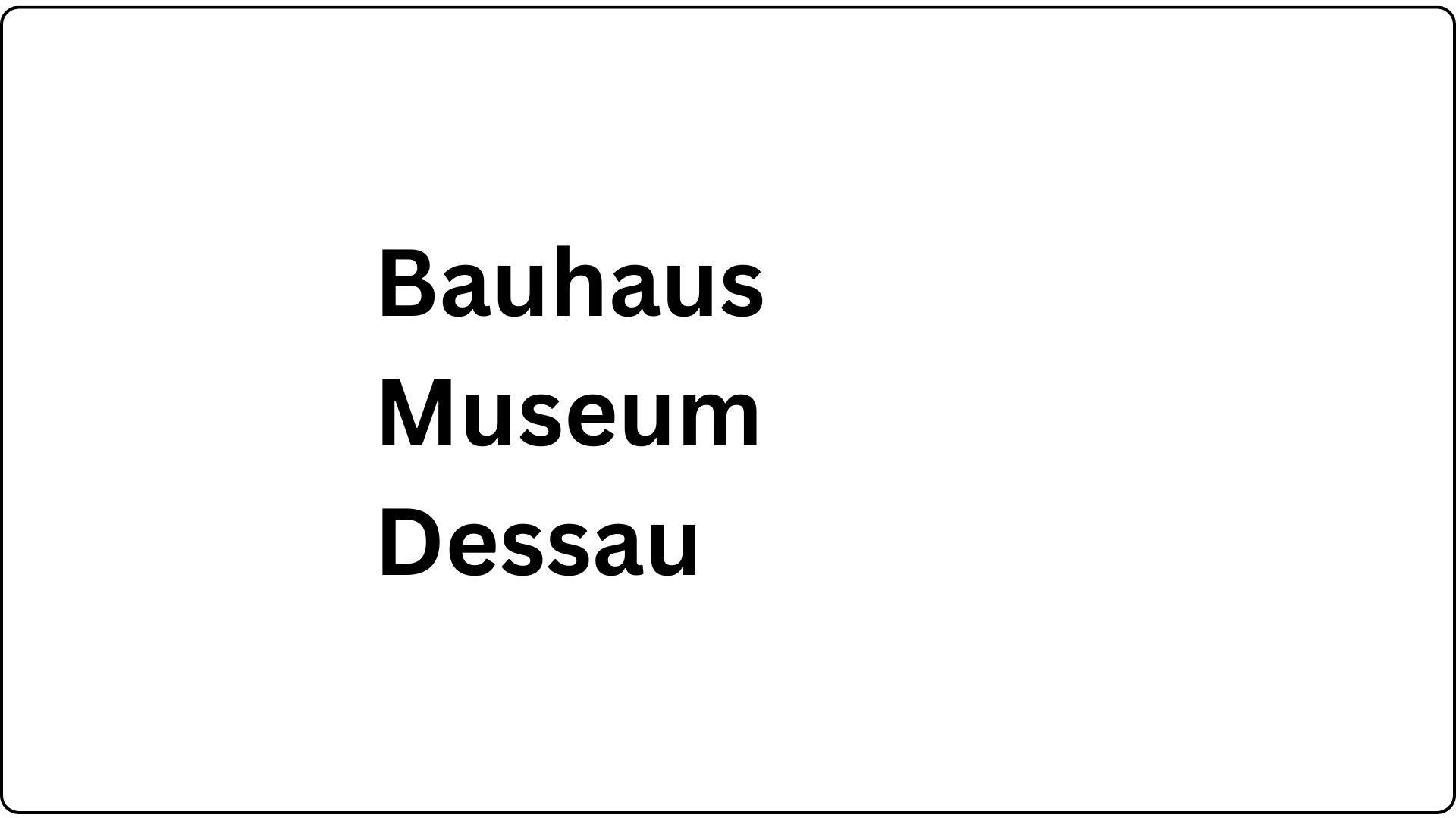 Bauhaus