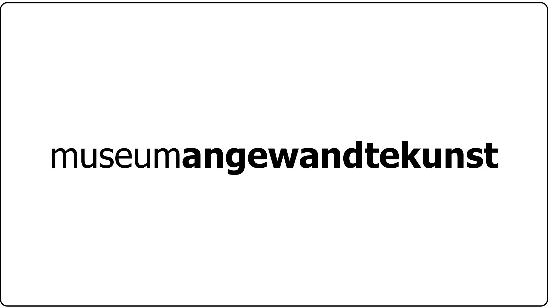 angewandte kunst